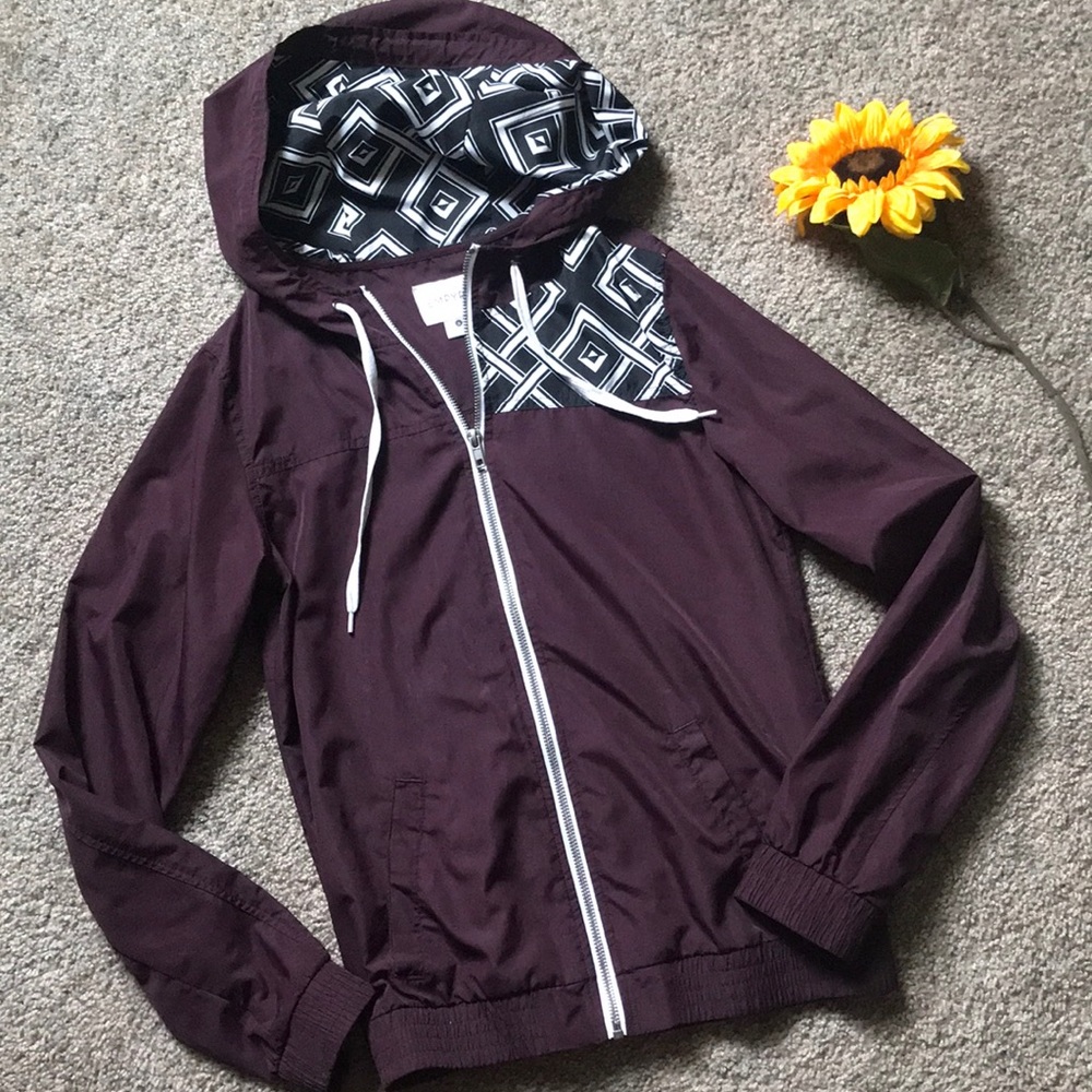 Maroon Windbreaker